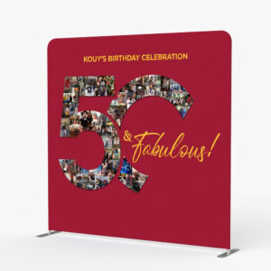 Tension Fabric Backdrop 8 ft (1 Sided)